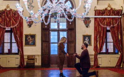 Christmas Proposal at the Castello di Guarene | Kirsten and Joe