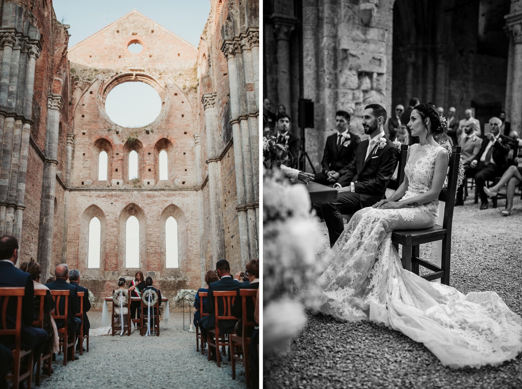 Matrimonio nell’Abbazia di San Galgano in Toscana