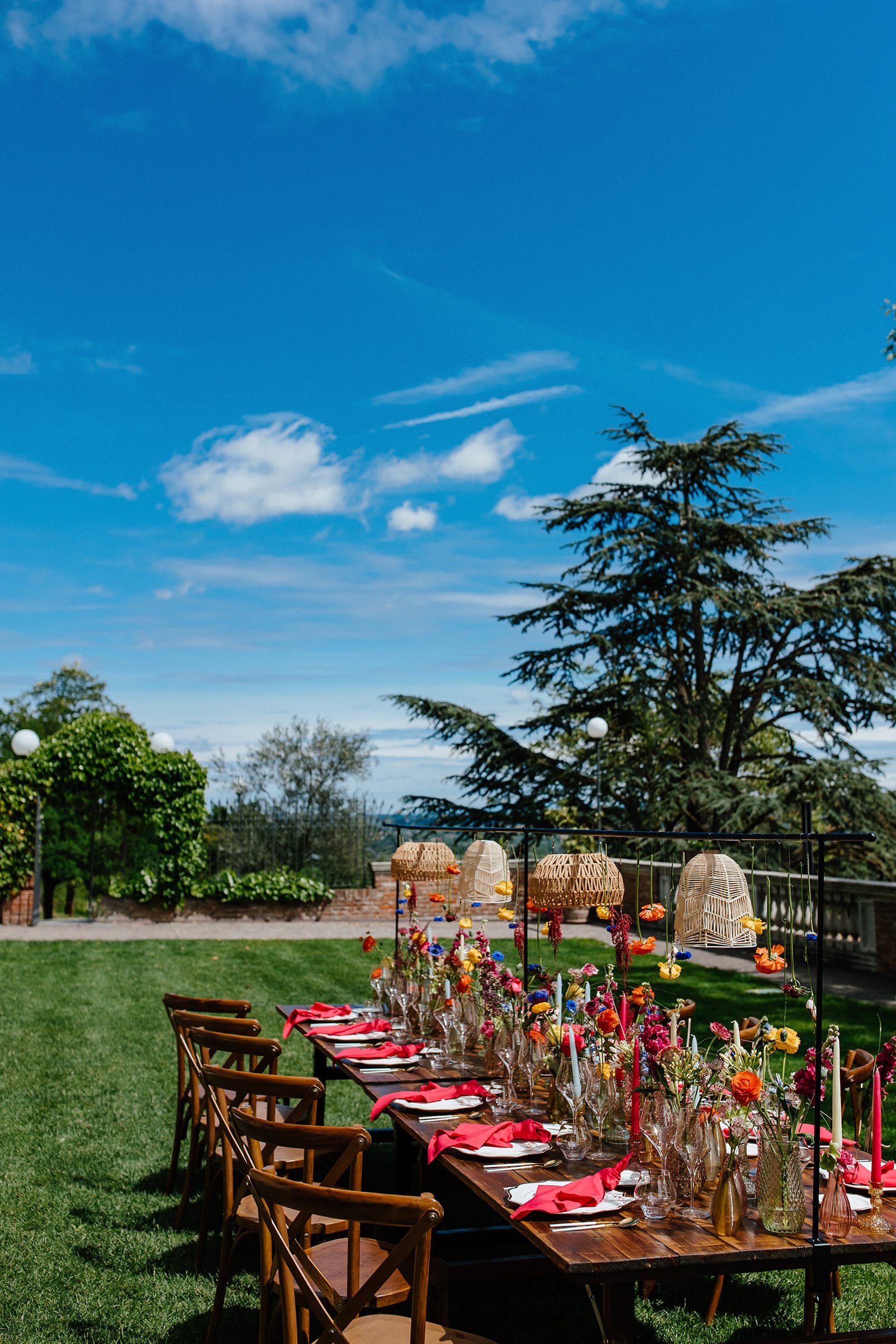 Dettagli tavolo matrimonio a La Cedrina nel Monferrato. Fotografo Edoardo Giorio